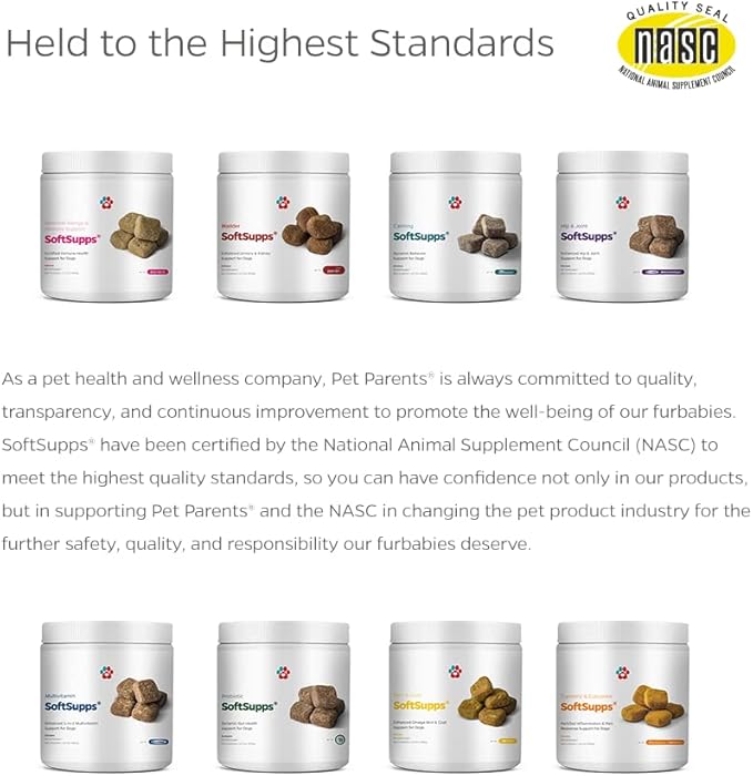 Pet Parents Hip & Joint SoftSupps® - Joint Support Supplement for Dogs with Green Lipped Mussel, Eggshell Membrane, & Glucosamine for Dogs for Dog Joint Pain Relief - 90ct Hip and Joint Chews for Dogs