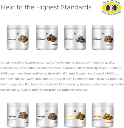 Pet Parents® Probiotic SoftSupps® Digestive Enzymes for Dogs, Probiotics for Dogs with Pumpkin for Dogs & Dog Digestive Enzymes, Anti Diarrhea for Dogs, 90ct Canine Probiotic Chews for Dogs