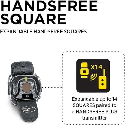 Dogtra HANDSFREE Square Expandable Remote Dog Training Device for Discreet Control Ergonomic Compatible with HANDSFREE Plus Models
