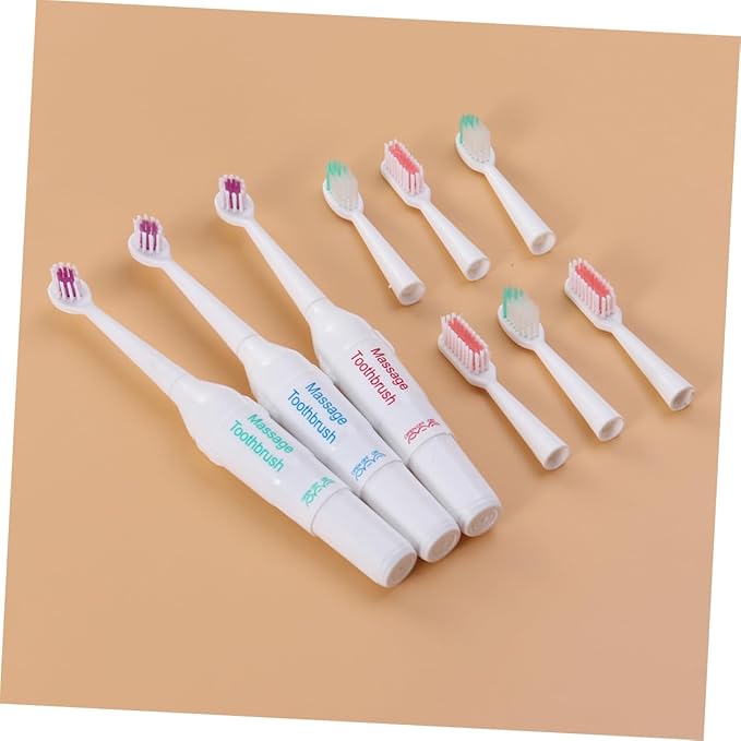 Mipcase Puppy Toothbrush 3pc Toothbrush Automatic Toothbrush Tooth Brush for Dogs Electric Doggy Toothpaste Electrical Toothbrush Electric Toothbrush The Dog Dog Electric Toothbrush