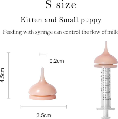 Puppy Feeder Puppy Milk Feeder Puppy Nursing Station Puppy feeders for Multiple Puppies Puppy Milk replacer Doggie Bubble Dongdong pet (S size bowl (Kitten/Toy Puppy), Pink)