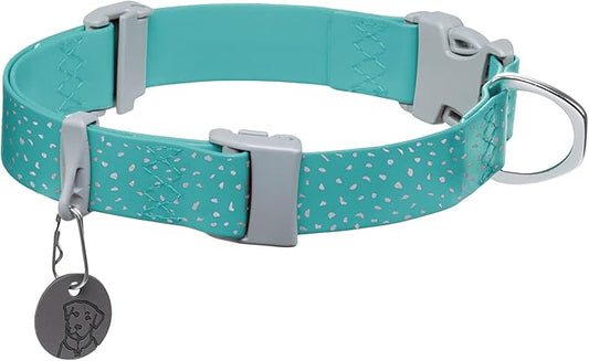 Ruffwear, Confluence Dog Collar, Waterproof and Stink Resistant, Aurora Teal, 20"-26"