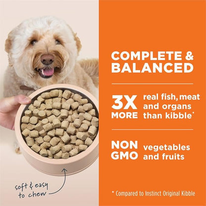 Instinct Freeze Dried Raw Meals Grain Free Recipe Dog Food 9 Ounce (Pack of 1)