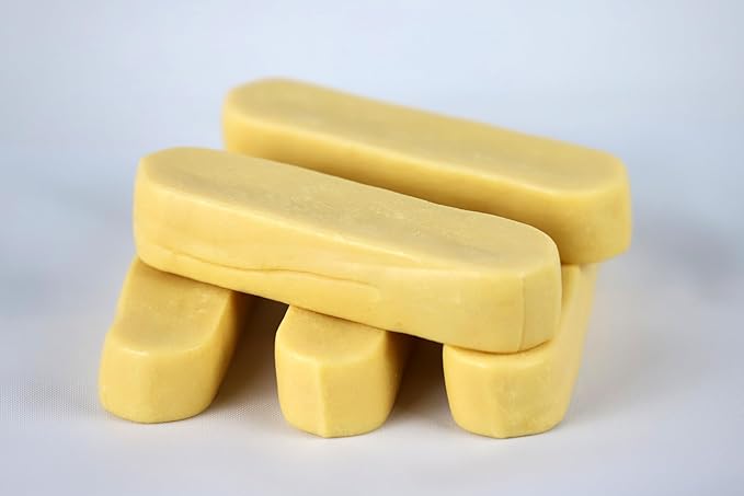 Cheese Dog Chews|US-Crafted for Puppies & Dogs |Softer Natural Alternative to Himalayan Dog Chews & Yak Chews| Salt & Rawhide-Free| Tastier than Yak Chews (5 Small Sticks)