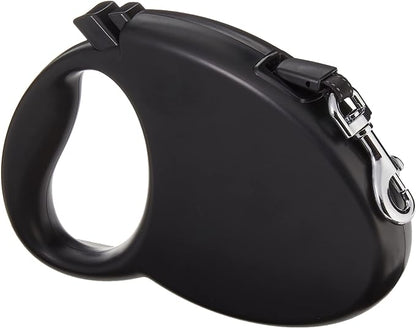 Amazon Basics Retractable Dog Leash, Large - 24ft, Black