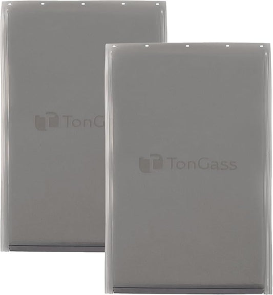 TonGass (2-Pack) Dog Door Flap Replacement Medium Compatible with PetSafe Freedom Dog and Cat Doors PAC11-11038 - Measures 8" x 12 5/8" with Magnetic Closure