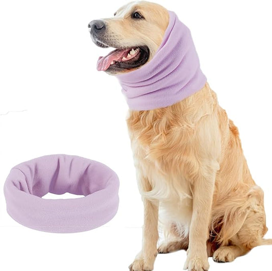 Dog Quiet Ear Covers for Ear Protection, Calming Dog Ear Muffs for Cats Dogs, Dog Hoodie for Noise Protection, Soft Warm Ear Muff for Dog Grooming Bathing