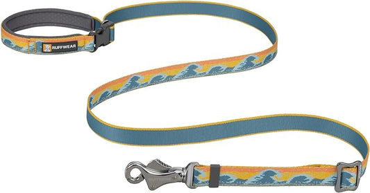 Ruffwear, Crag Ex Leash, Extendable Dog Leash, Hand-Held or Waist-Worn Reflective Lead, Rising Wave