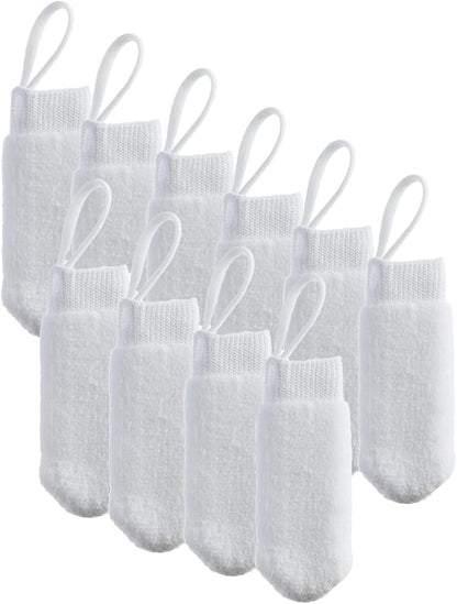 Microfiber Fingerbrush Oral Cleaner, 10-Pack