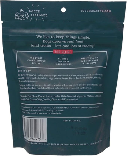Bocce's Bakery Soft & Chewy Dog Treats 3 Flavor Variety - (1) Each: Salmon, Chicken, Campfire S'Mores - (6 Ounces) - Plus Rope Toy and Fun Animal Facts Booklet Bundle