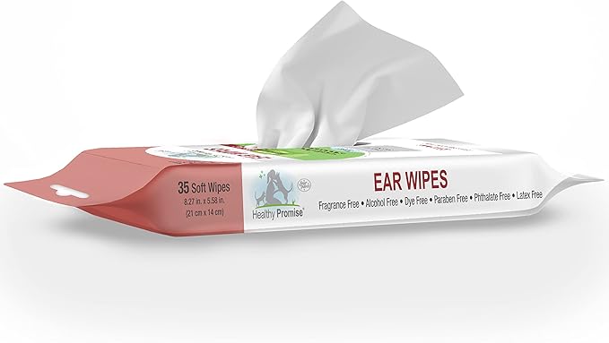 Four Paws Healthy Promise Pet Ear Wipes 35 Count