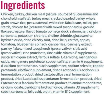 Chicken Soup for Soul Pet Food Small Bites Mature Dog - Chicken, Turkey & Brown Rice Recipe 4.5LB - Dry Dog Food Made with Real Ingredients