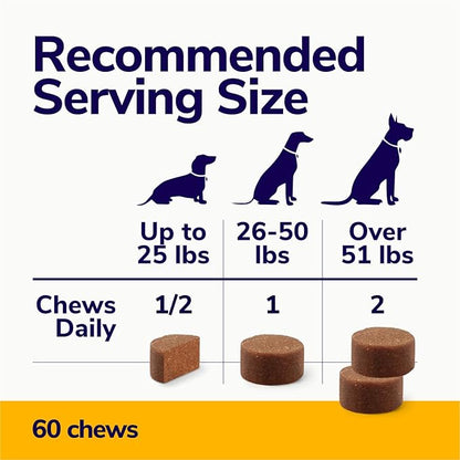 Dog Allergy Relief Chews for Itchy Skin, Coat, Itching Paws, Hot Spot Treatment & Dog Care | Healthy Dog Treats, Dog Essentials for Allergies Support, Aller Immune Bites, Dog Allergy Chews