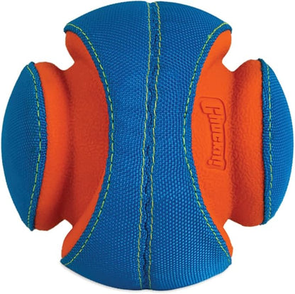 ChuckIt! Kick Fetch Dog Toy Ball With Giggle Sounds, Small