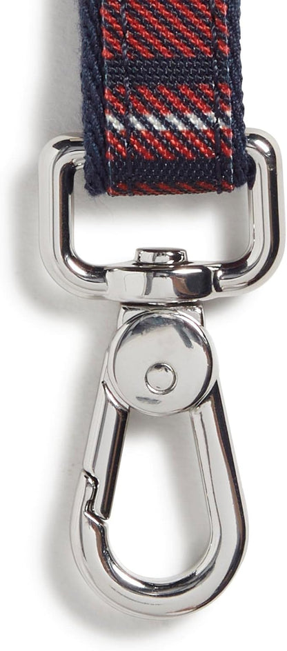 Vera Bradley Women's Recycled Lighten Up Water-repellent Pet Leash, Tartan Plaid, Large