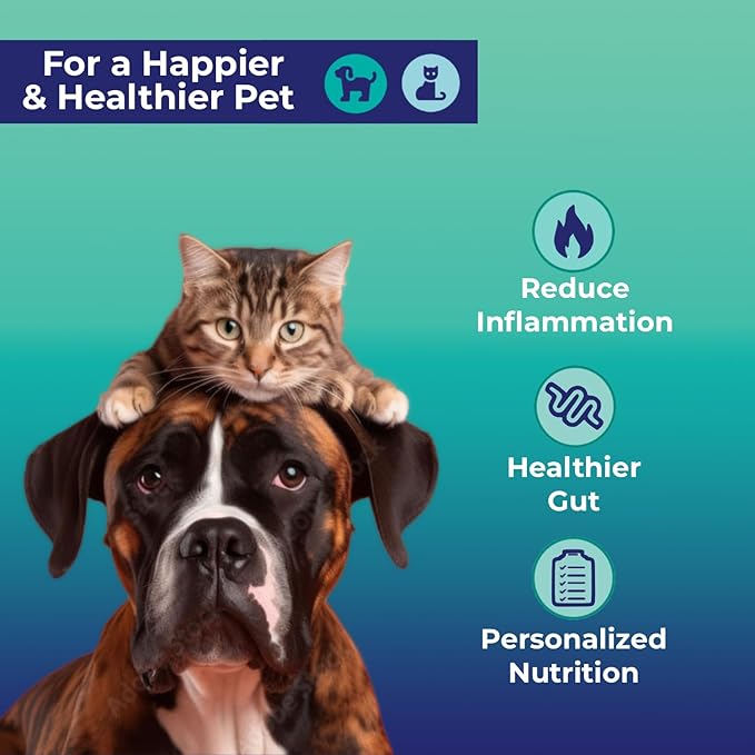 At-Home Test Kit- Gut Health Evaluation and Expert Panel Insights- Ideal for Dogs and Cats- Pet Essential for Digestive Health