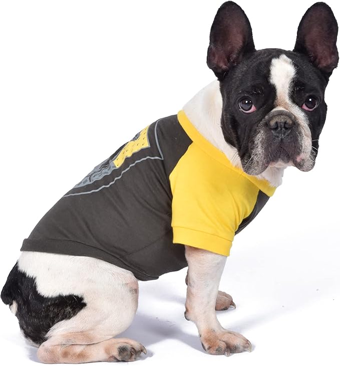 Harry Potter Hufflepuff Pet T-Shirt in Size Extra Large | XL Dog T-Shirt, Harry Potter Dog Shirt | Harry Potter Dog Apparel & Accessories for Hogwarts Houses, Hufflepuff, FF19290 Yellow
