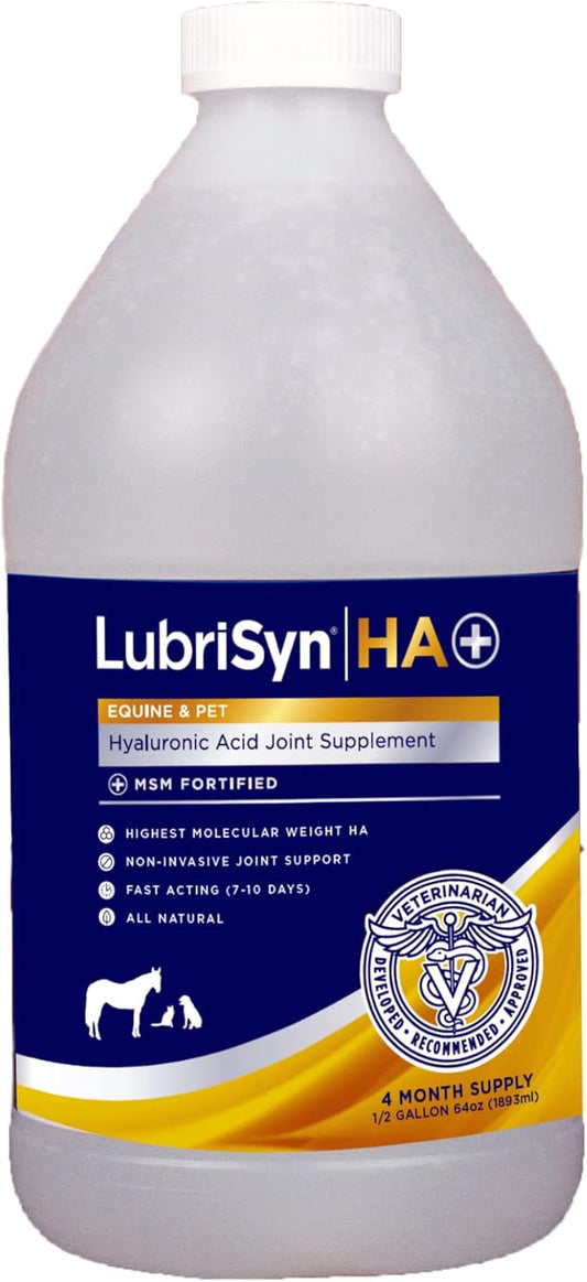 LubriSynHA + MSM Pet & Equine Joints Supplement, 64oz