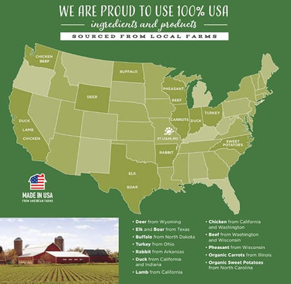 ETTA SAYS! Crunchy Dog Treats Pack of 2 – Duck Chews Dog Treats Made in The USA, Grain-Free Dog Treats