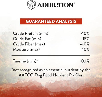 Addiction Wild Islands Forest Meat Premium Venison Recipe Dry Dog Food (4 Pound)
