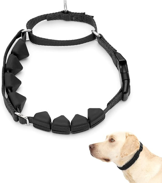 PetSafe Soft Point Training Collar, No Pull Training Collar for Dogs, Rubber Soft Points, Large, 1 in, Black