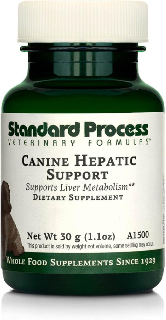 Standard Process - Canine Hepatic Support - Liver Metabolism Support for Dogs - 30 Grams
