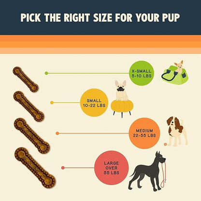 Jiminy's Dental Chews for Dogs, Cinnamon, Small, 20ct (Pack of 6)