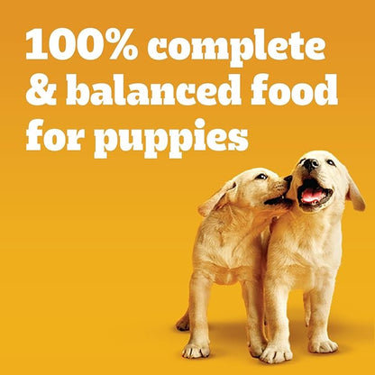 Pedigree Puppy Soft Wet Dog Food Morsels in Sauce with Beef, 3.5 oz Pouches, Pack of 16