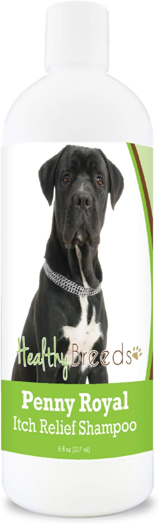 Healthy Breeds Cane Corso Penny Royal Itch Relief Shampoo - Stop The Scratching & Relieve The Itch with Essential Oils of Eucalyptus & Cedarwood - Mint Scent - 8 oz