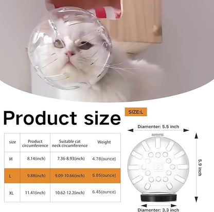 Cat Muzzle for Grooming,Bubble Muzzle and Boots for Nail Trimming,Cat Grooming Mask with Anti Bite,Cat Astronaut Helmet,Cat Breathable Muzzle and Silicone Paw Covers