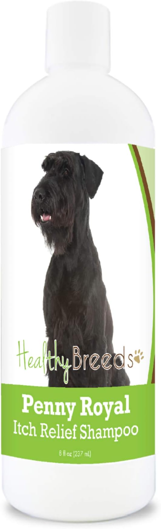 Healthy Breeds Giant Schnauzer Penny Royal Itch Relief Shampoo - Stop The Scratching & Relieve The Itch with Essential Oils of Eucalyptus & Cedarwood - Mint Scent - 8 oz