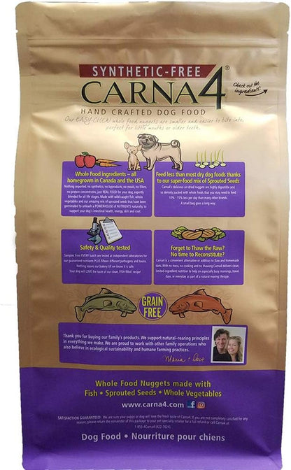 CARNA4 Easy-chew Fish Formula Sprouted Seeds Dog Food (Fish 4.4)