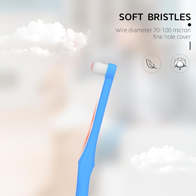 3Pcs Pet Toothbrush Cat Dog Toothbrush Puppy Kitten Toothbrush with Ultra Soft Nano Bristles, Pet Dental Care Oral Hygiene Toothbrush for Sensitive Pet Teeth Gums