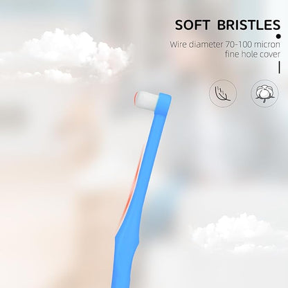 3Pcs Pet Toothbrush Cat Dog Toothbrush Puppy Kitten Toothbrush with Ultra Soft Nano Bristles, Pet Dental Care Oral Hygiene Toothbrush for Sensitive Pet Teeth Gums