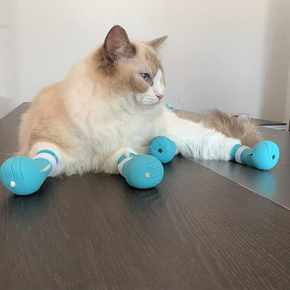 Cat Muzzle for Grooming,Bubble Muzzle and Boots for Nail Trimming,Cat Grooming Mask with Anti Bite,Cat Astronaut Helmet,Cat Breathable Muzzle and Silicone Paw Covers