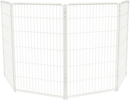 FXW Homeplus Dog Playpen Designed for Indoor Use, 45" Height for Large Dogs, White│Patented
