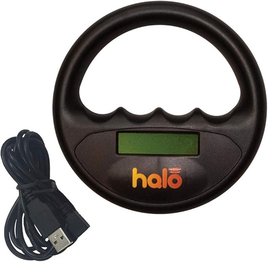 Halo Pet Microchip Reader Scanner, Black