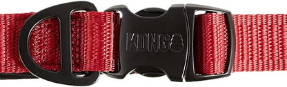 KONG Comfort Ultra Durable Traffic Padded Handle Hands Free Quick Control Leash 6' (Red)