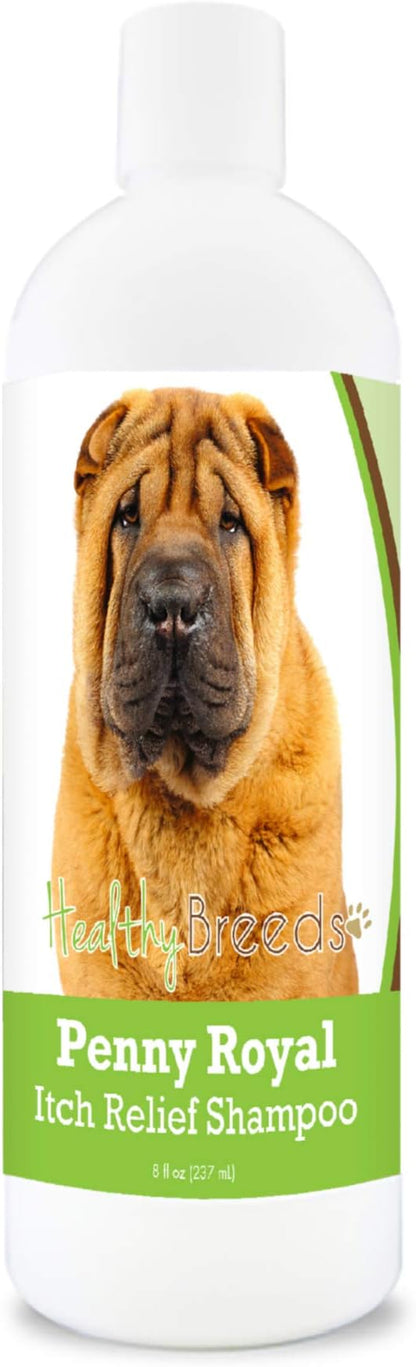 Healthy Breeds Chinese Shar Pei Penny Royal Itch Relief Shampoo 8 oz