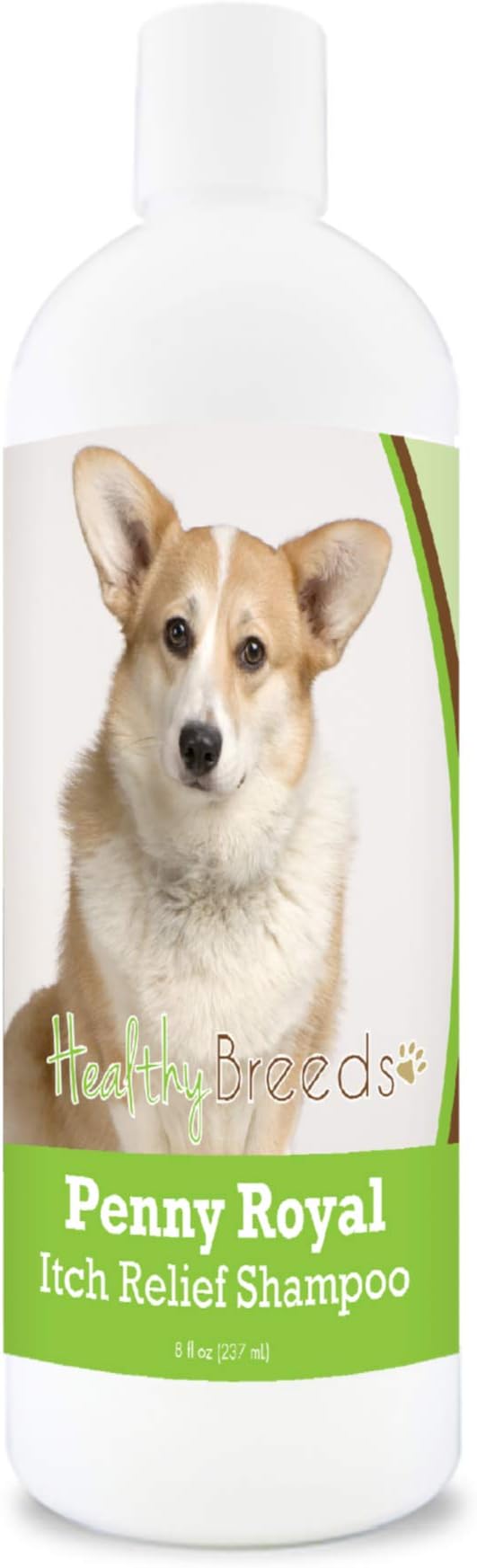 Healthy Breeds Cardigan Welsh Corgi Penny Royal Itch Relief Shampoo - Stop The Scratching & Relieve The Itch with Essential Oils of Eucalyptus & Cedarwood - Mint Scent - 8 oz