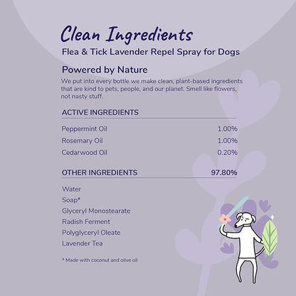 Flea|Tick Protect Spray - Lavender (32oz)
