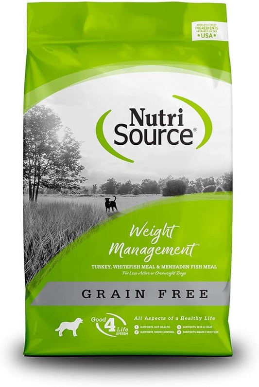 Nutrisource Grain Free ( Turkey ) Weight Management Dog Food 30Lb