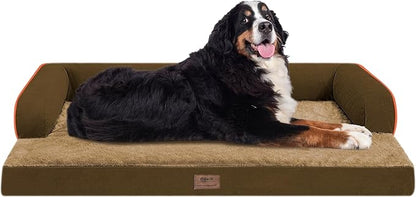 Orthopedic Large Dog Bed Washable: Large Size Dog Beds with Removable Washable Cover, XXXL Large Orthopedic Dog Beds for Big Pet Dogs