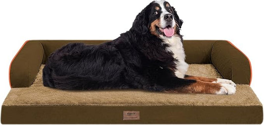 Orthopedic Large Dog Bed Washable: Large Size Dog Beds with Removable Washable Cover, XXXL Large Orthopedic Dog Beds for Big Pet Dogs