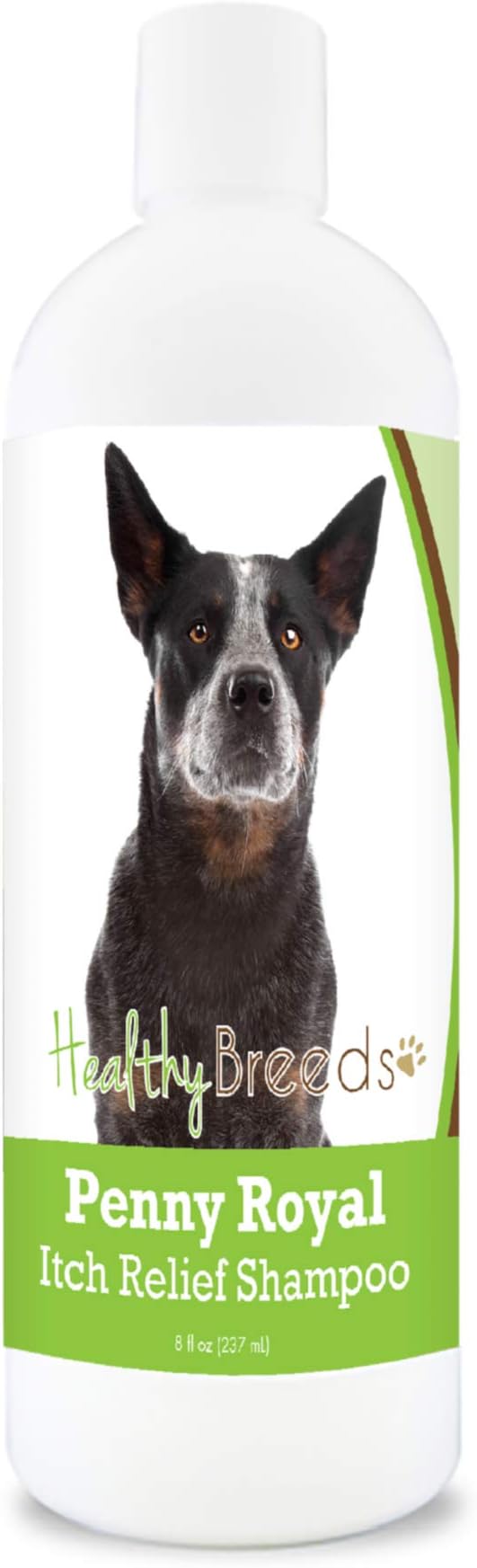 Healthy Breeds Australian Cattle Dog Penny Royal Itch Relief Shampoo - Stop The Scratching & Relieve The Itch with Essential Oils of Eucalyptus & Cedarwood - Mint Scent - 8 oz