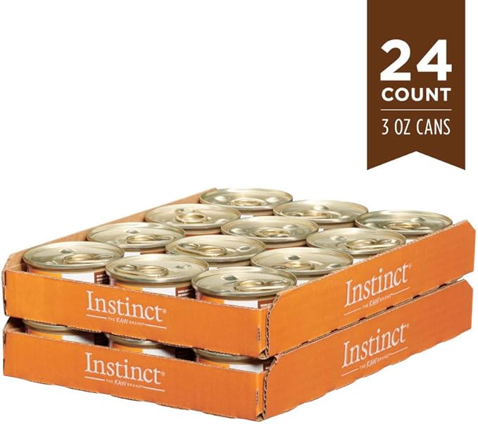 Instinct Limited Ingredient Diet Grain Free Real Rabbit Recipe Natural Wet Canned Cat Food, 3 oz. Cans (Case of 24)