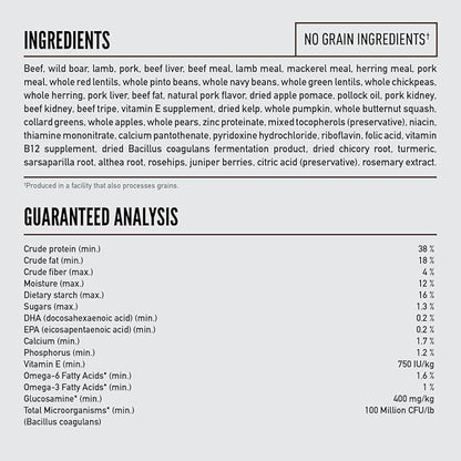 ORIJEN REGIONAL RED Dry Dog Food, Grain Free and Poultry Free Dog Food, Fresh or Raw Ingredients, 23.5lb