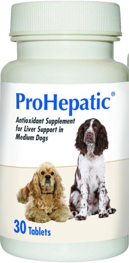 Prohepatic Liver Support Supplement for Medium Large Dogs (30 Tablets)