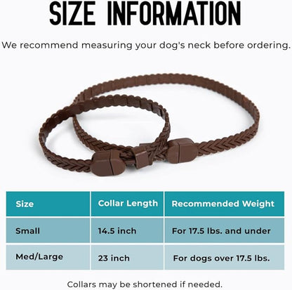 Hip + Joint Mobility Collar for Dogs with Glucosamine, Chondroitin, MSM, and More | Convenient & Easy | 30 Days of Continuous Support | Water Resistant (Small)