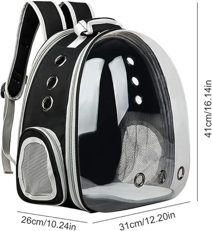 Animal Carrier Backpacks,Transparent Space Capsule Bubble Pet Backpack Bag for Small Dogs Cats Airline Approved Travel Carrier